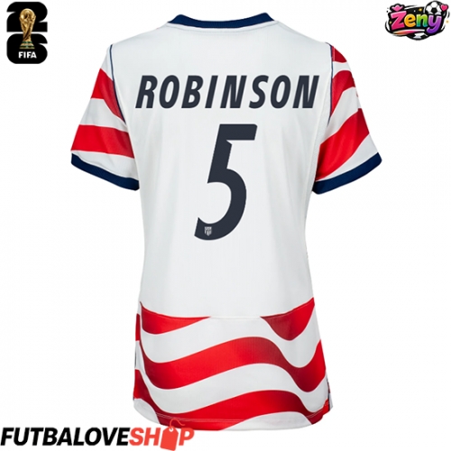 Dres Spojené štáty Antonee Robinson #5 Domáci pre Ženy MS 2026 Krátky Rukáv